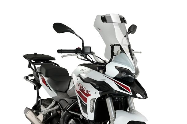 Windschild Puig Touringscheibe mit Visier 580 x 340 mm mit ABE für Benelli TRK 251 (Bj. 2021 - 2025)