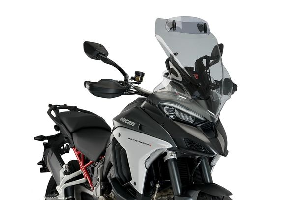 Parabrisas Puig Touringscheibe con visor 630 x 430 mm con ABE para Ducati Multistrada V4 Pikes Peak, Multistrada V4 Rally año 2021 - 2026