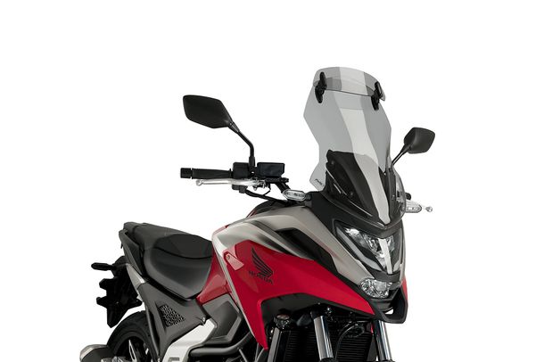 Windscherm Puig touringruit met vizier met ABE voor Honda NC750X, NC750X DCT bj. 2021 - 2024