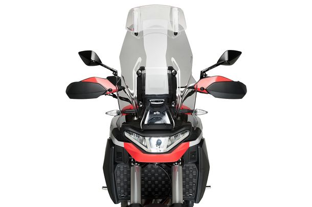 Windschild Puig Touringscheibe mit Visier 548 x 400 mm mit ABE für Aprilia TUAREG 660, TUAREG 660 RALLY (Bj. 2022 - 2026)