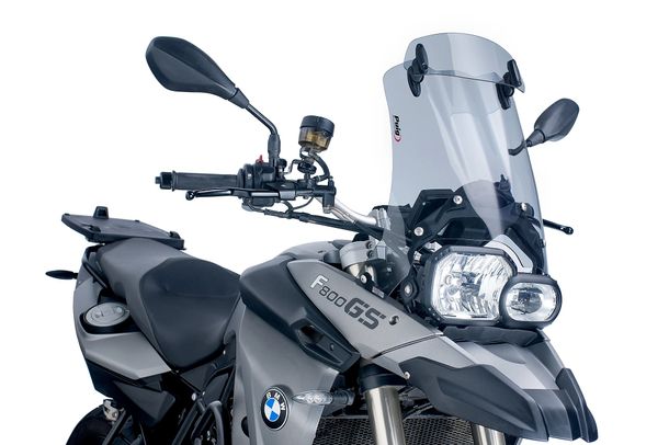 Pare-brise Puig écran touring avec visière 300 x 200 mm avec ABE pour BMW F800GS, F650GS ann. 2008 - 2021