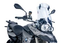 Windschild Puig Touringscheibe mit Visier 300 x 200 mm mit ABE für BMW F800GS, F650GS Bj. 2008 - 2021
