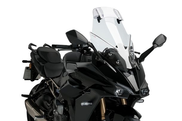 Windschild Puig Touringscheibe mit Visier 615 x 395 mm mit ABE für Suzuki GSX-S1000GT, GSX-S1000GT Travel Edition Bj. 2022 - 2026