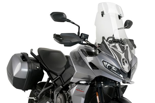 Windschild Puig Touringscheibe mit Visier 625 x 440 mm mit ABE für Triumph Tiger Sport 660 Bj. 2022 - 2025