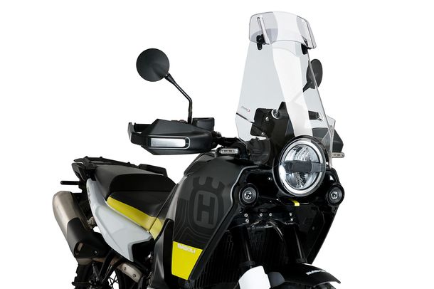 Windschild Puig Touringscheibe mit Visier 510 x 425 mm mit ABE für Husqvarna Norden 901, Norden 901 Expedition Bj. 2022 - 2026