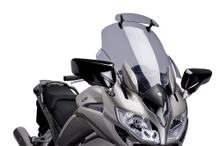 Windscherm Puig Touringruit met vizier 560 x 570 mm met ABE voor Yamaha FJR1300AS, FJR1300A, FJR1300AE bj. 2013 - 2020
