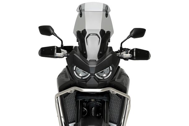 Windschild Puig Touringscheibe mit Visier 480 x 320 mm mit ABE für Honda CRF1100L Africa Twin Adventure Sports, CRF1100L Africa Twin Bj. 2020 - 2025