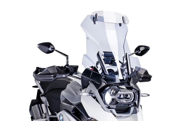 Windschild Puig Touringscheibe mit Visier 545 x 445 mm mit ABE für BMW R1250GS Adventure, R1250GS, R1200GS, R1200GS Adventure Bj. 2013 - 2024