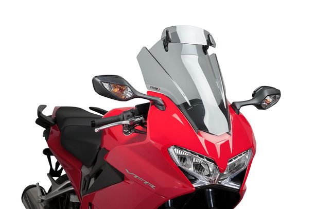 Windschild Puig Touringscheibe mit Visier 540 x 400 mm mit ABE für Honda VFR800F Bj. 2014 - 2020