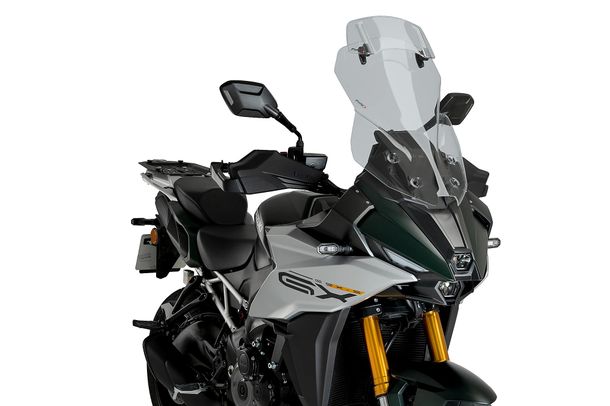 Windschild Puig Touringscheibe mit Visier 545 x 370 mm mit ABE für Suzuki GSX-S1000GX, GSX-S1000GX Sport, GSX-S1000GX Touring Bj. 2024 - 2026