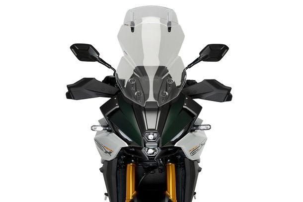 Windschild Puig Touringscheibe mit Visier 545 x 370 mm mit ABE für Suzuki GSX-S1000GX, GSX-S1000GX Sport, GSX-S1000GX Touring Bj. 2024 - 2026