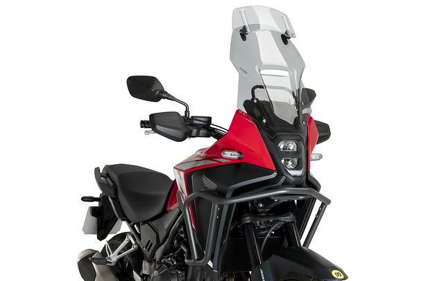 Windschild Puig Touringscheibe mit Visier 495 x 345 mm mit ABE für Honda NX500, NX500 Eclutch Bj. 2024 - 2026