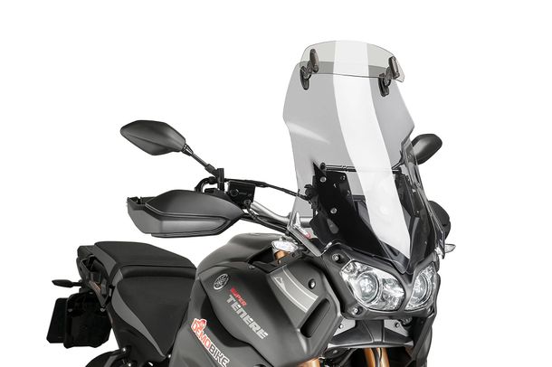 Windschild Puig Touringscheibe mit Visier 600 x 465 mm mit ABE für Yamaha XT1200Z Super Tenere, XT1200ZE Super Tenere Bj. 2014 - 2020