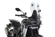 Čelní štít Puig Touringské plexi s visorem 515 x 340 mm s homologací pro Kove 800X PRO rok. 2024 - 2026