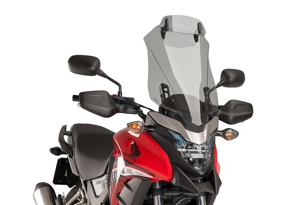 Windschild Puig Touringscheibe mit Visier 520 x 310 mm mit ABE für Honda CB500X Bj. 2016 - 2024