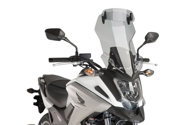 Windschild Puig Touringscheibe mit Visier 520 x 325 mm mit ABE für Honda NC750X, NC750XD Bj. 2016 - 2020