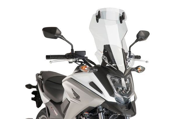 Windschild Puig Touringscheibe mit Visier 520 x 325 mm mit ABE für Honda NC750X, NC750XD Bj. 2016 - 2020
