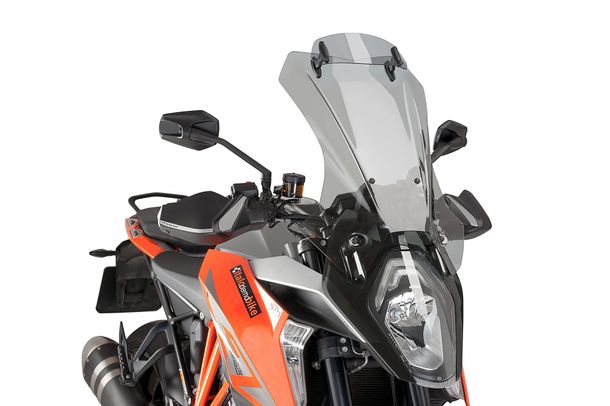 Windschild Puig Touringscheibe mit Visier 600 x 440 mm mit ABE für KTM 1290 Superduke GT Bj. 2016 - 2018