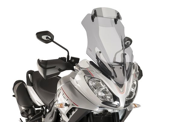 Windschild Puig Touringscheibe mit Visier 615 x 440 mm mit ABE für Triumph TIGER SPORT 1050 (Bj. 2016 - 2020)