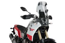 Pare-brise Puig écran Touring avec visière 370 x 310 mm avec ABE pour Yamaha Tenere 700, Tenere 700 Rally Edition, Tenere 700 World Raid ann. 2019 - 2025