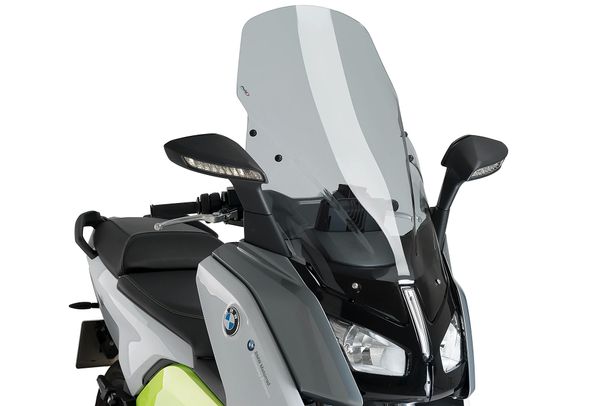 Windschild Puig V-Tech Line Touring-Scheibe 915 x 810 mm mit ABE für BMW C Evolution Bj. 2014 - 2020