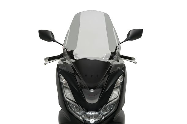 Windschild Puig V-Tech Line Touring-Scheibe 670 x 495 mm mit ABE für Honda PCX 125 Bj. 2021 - 2024