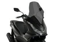 Pare-brise Puig V-Tech Line écran touring 670 x 495 mm avec ABE pour Honda PCX 125 année 2021 - 2024