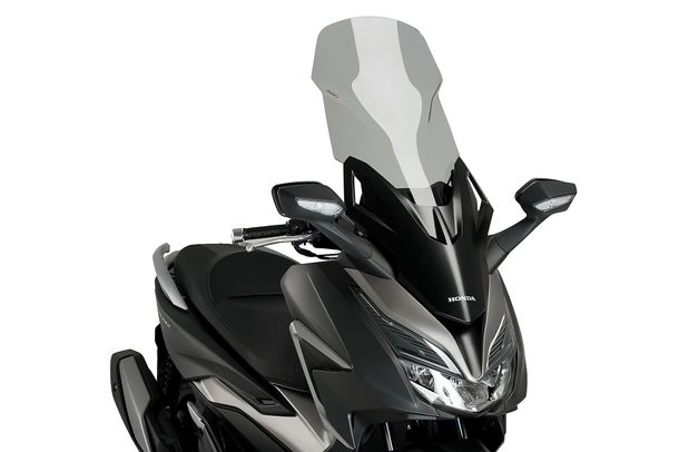 Owiewka Puig V-Tech Line Szyba Touring 600 x 405 mm z ABE dla Honda Forza 125, Forza 350 r. 2021 - 2026