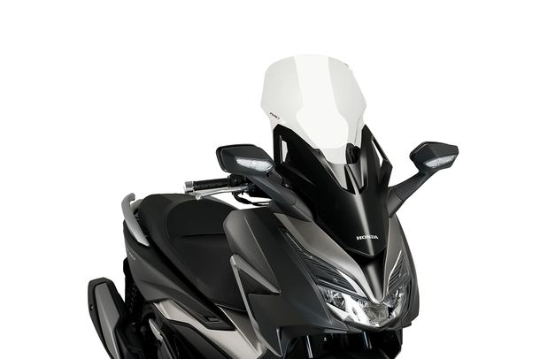 Windschild Puig V-Tech Line Touring-Scheibe 600 x 405 mm mit ABE für Honda Forza 125, Forza 350 Bj. 2021 - 2026