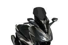 Pare-brise Puig V-Tech Line bulle Touring 600 x 405 mm avec ABE pour Honda Forza 125, Forza 350 ann. 2021 - 2026