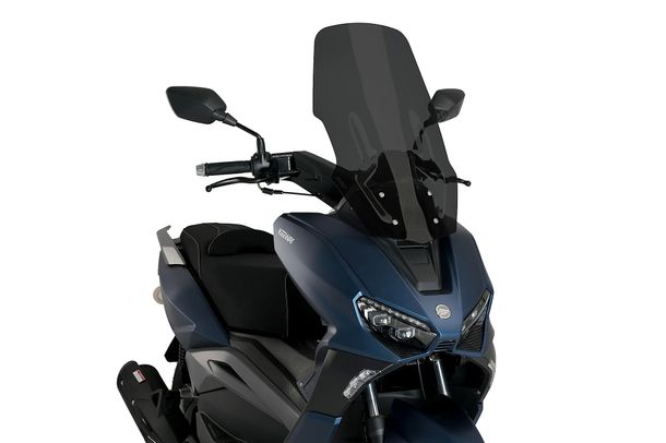 Windschild Puig V-Tech Line Touring-Scheibe 615 x 350 mm für Keeway VIESTE 125 ie 4T, VIESTE EXT 125 ie 4T, VIESTE 300 ie 4T, u.a. (Bj. 2021 - 2026)