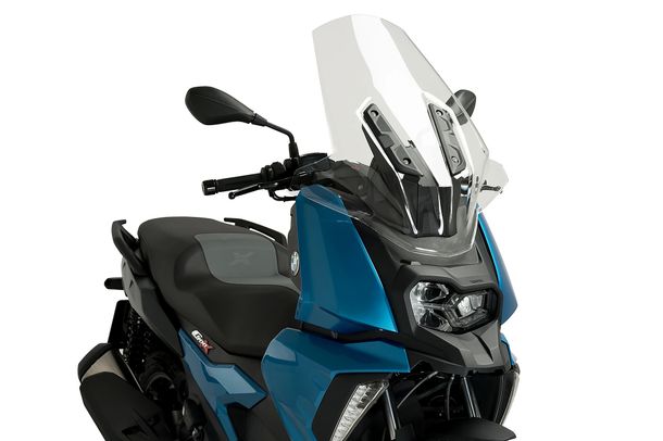 Windschild Puig V-Tech Line Touring-Scheibe 690 x 555 mm mit ABE für BMW C400X Bj. 2018 - 2024
