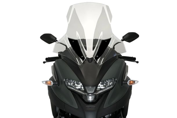 Windschild Puig V-Tech Line Touring-Scheibe 680 x 585 mm mit ABE für Yamaha Tricity 300 Bj. 2020 - 2026