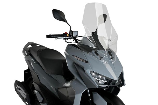 Windschild Puig V-Tech Line Touring-Scheibe 615 x 470 mm mit ABE für SYM JET X 125 Bj. 2021 - 2026