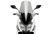 Windschild Puig V-Tech Line Touring-Scheibe 665 x 500 mm mit ABE für SYM JET 14 125 ie LC E5, JET 14 50 ie 4T AC E5 Bj. 2021 - 2026