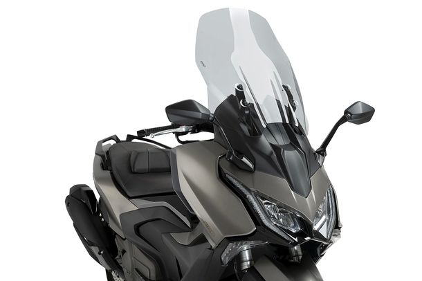 Windschild Puig V-Tech Line Touring-Scheibe 650 x 465 mm für Kymco AK550 Premium (Bj. 2024 - 2026)