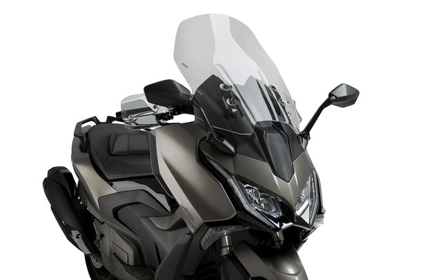 Windschild Puig V-Tech Line Touring-Scheibe 650 x 465 mm mit ABE für Kymco AK550 Premium Bj. 2024 - 2026
