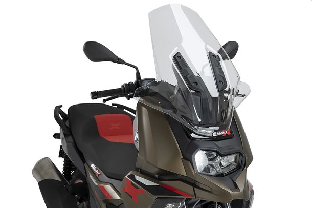 Windschild Puig V-Tech Line Touring-Scheibe mit ABE für BMW C400X Bj. 2019 - 2026