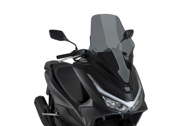Windschild Puig V-Tech Line Touring-Scheibe 725 x 520 mm mit ABE für Honda PCX 125 (Bj. 2025)
