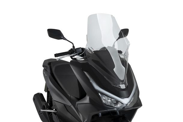 Windschild Puig V-Tech Line Touring-Scheibe 725 x 520 mm mit ABE für Honda PCX 125 Bj. 2025