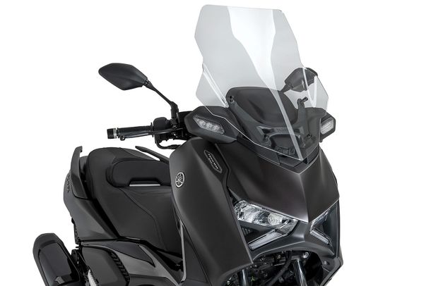 Windschild Puig V-Tech Line Touring-Scheibe 615 x 490 mm mit ABE für Yamaha X-MAX 300 Tech MAX, X-MAX 300 Tech MAX +, X-MAX 125 Tech MAX Bj. 2025 - 2026