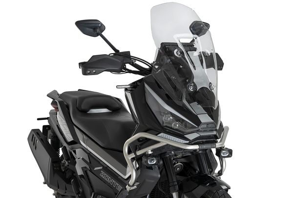 Windschild Puig V-Tech Line Touring-Scheibe 683 x 420 mm mit ABE für Zontes 368G ADV Bj. 2024 - 2026