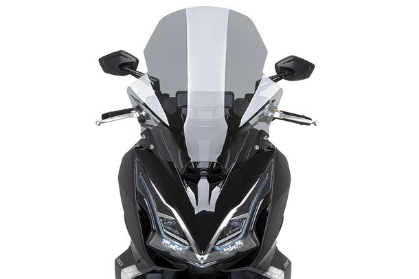Windschild Puig V-Tech Line Touring-Scheibe 655 x 500 mm mit ABE für Kymco Super Dink 125 GT, Super Dink 350 GT Bj. 2025 - 2026
