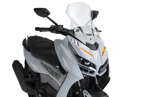 Windschild Puig V-Tech Line Touring-Scheibe 490 x 350 mm mit ABE für Zontes 368D Bj. 2024 - 2026