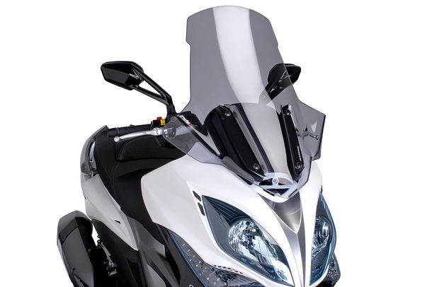 Windschild Puig V-Tech Line Touring-Scheibe mit ABE für Kymco Xciting 400i Bj. 2014 - 2021