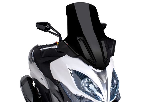 Windschild Puig V-Tech Line Touring-Scheibe mit ABE für Kymco Xciting 400i Bj. 2014 - 2021
