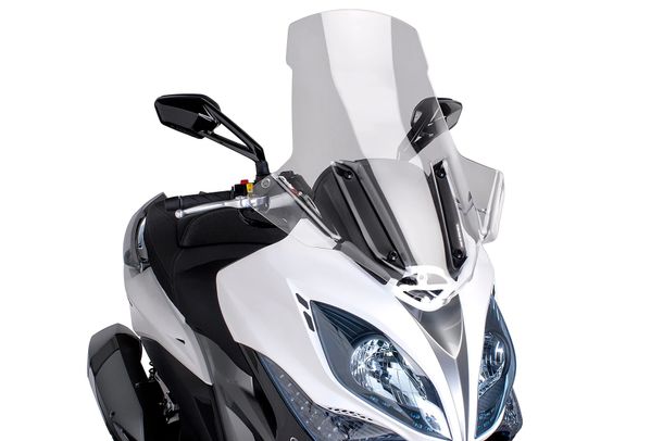 Windschild Puig V-Tech Line Touring-Scheibe mit ABE für Kymco Xciting 400i Bj. 2014 - 2021