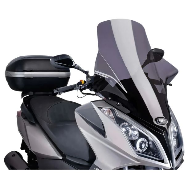 Windschild Puig V-Tech Line Touring-Scheibe mit ABE für Kymco Downtown 300i, Downtown 300I ABS, Superdink 125i Bj. 2009 - 2023