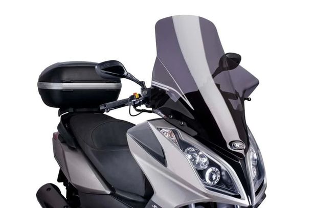 Windschild Puig V-Tech Line Touring-Scheibe mit ABE für Kymco DOWNTOWN 125i, SUPERDINK 125i, SUPERDINK 300i, u.a. (Bj. 2009 - 2023)
