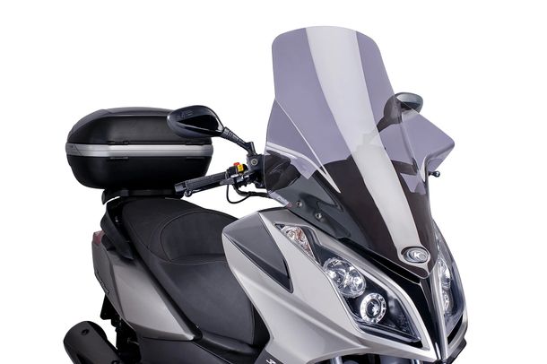Windschild Puig V-Tech Line Touring-Scheibe mit ABE für Kymco Downtown 300i, Downtown 300I ABS, Superdink 125i Bj. 2009 - 2023